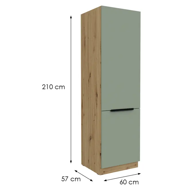 Kuchynská skrinka Aria-Sa/Ar Anti Fingerprint 60lo-210 2f