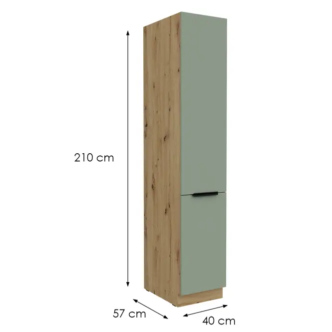 Kuchynská skrinka Aria-Sa/Ar Anti Fingerprint 40dk-210 2f