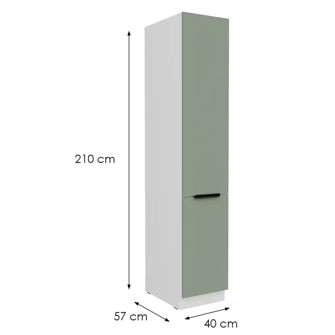 Kuchynská skrinka Aria-Sa/Wh Anti Fingerprint 40dk-210 2f