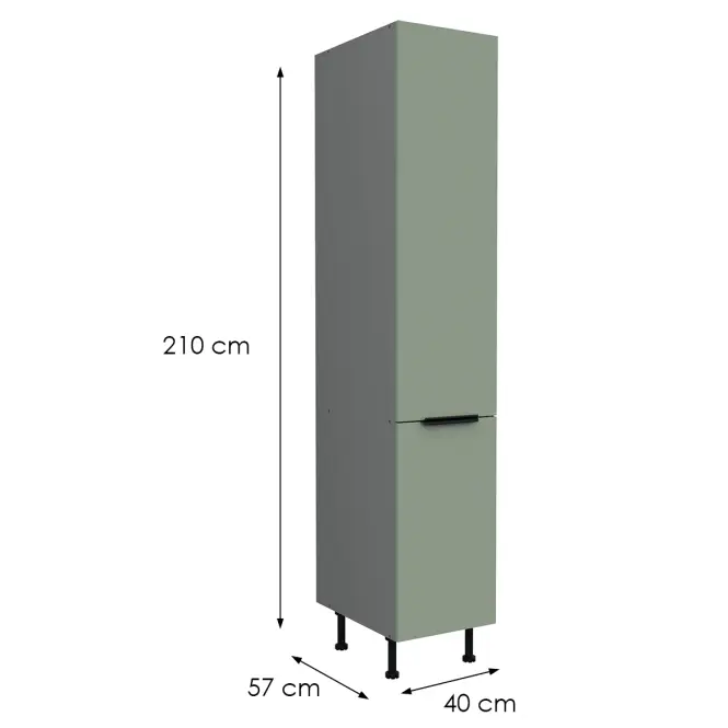 Kuchynská skrinka Aria-Sa/Ant Anti Fingerprint 40dk-215 2f