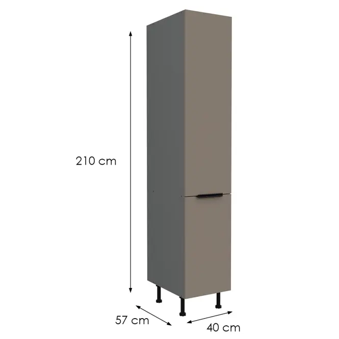 Kuchynská skrinka Aria-Ta/Ant Anti Fingerprint 40dk-215 2f