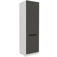 Kuchynská skrinka Aria-Gr/Wh Anti Fingerprint 60dk-210 2f