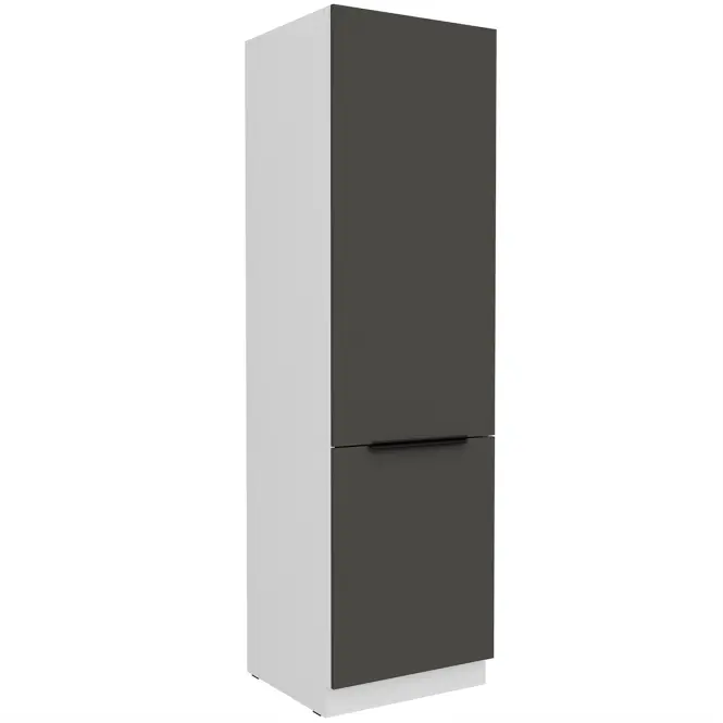 Kuchynská skrinka Aria-Gr/Wh Anti Fingerprint 60lo-210 2f
