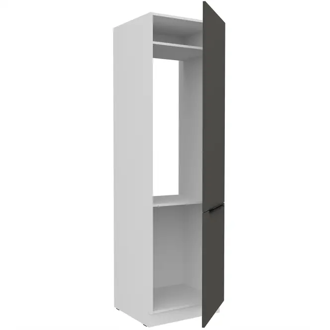 Kuchynská skrinka Aria-Gr/Wh Anti Fingerprint 60lo-210 2f