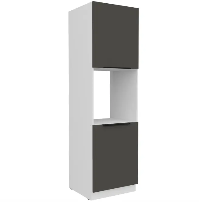 Kuchynská skrinka Aria-Gr/Wh Anti Fingerprint 60dp-210 2f