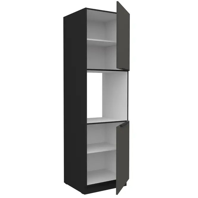Kuchynská skrinka Aria-Gr/Bl Anti Fingerprint 60dp-210 2f