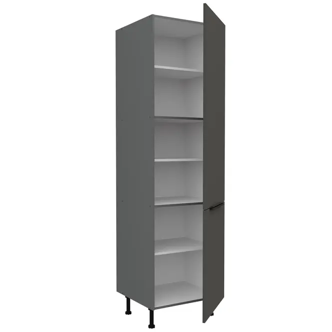 Kuchynská skrinka Aria-Gr/Ant Anti Fingerprint 60dk-215 2f