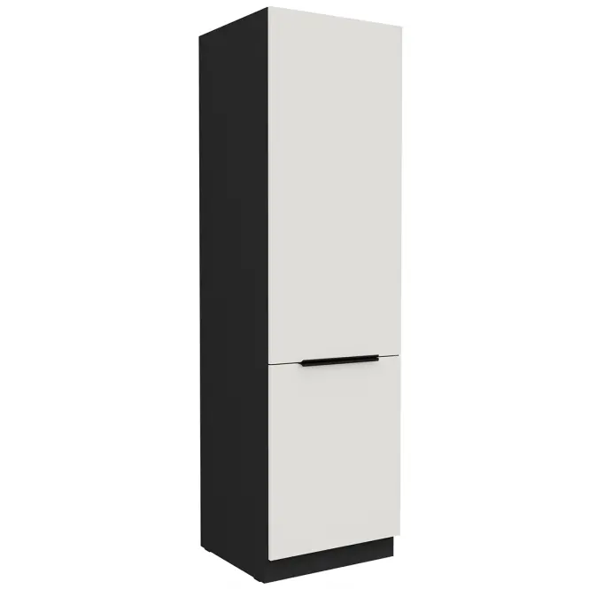 Kuchynská skrinka Aria-Wh/Bl Anti Fingerprint 60dk-210 2f