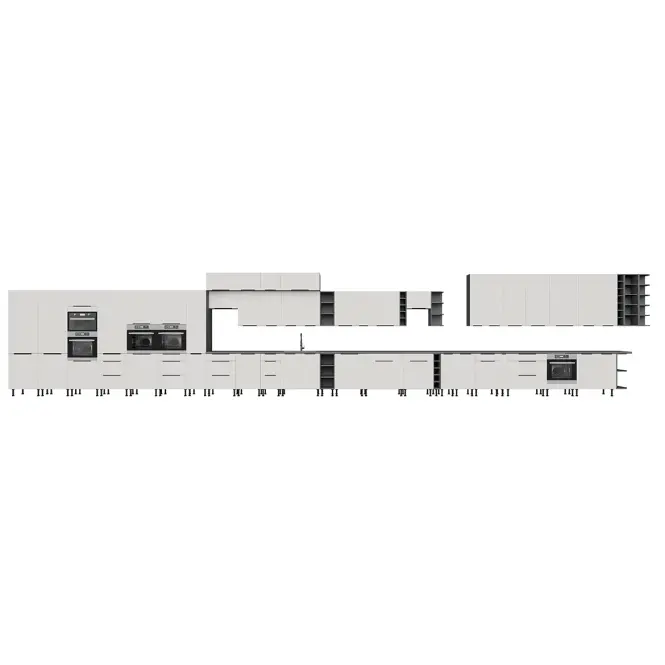 Kuchynská skrinka Aria-Wh/Ant Anti Fingerprint 60lo-215 2f