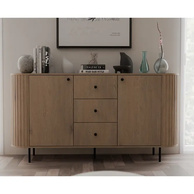 Komoda Ovalio 823  25 3s Dub Cremona