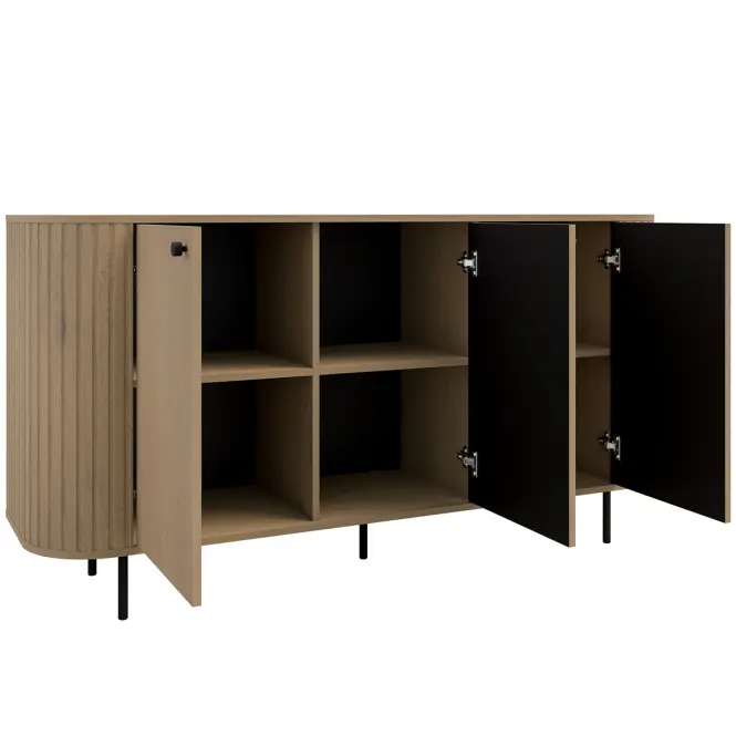 Komoda Ovalio 830  3f Dub Cremona
