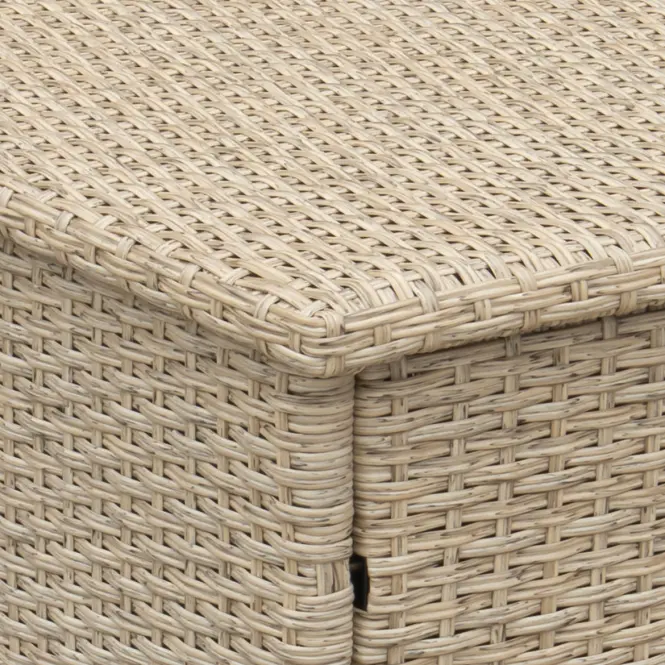 Záhradný box Tejn z technorattanu 80x80x160, prírodný,7