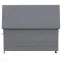 Záhradný box Tejn z technorattanu 55x64x136 sivý,7