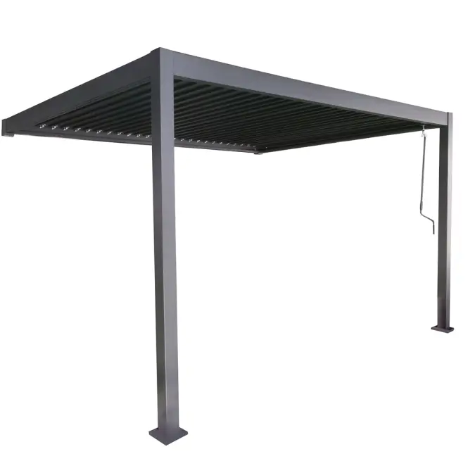 Pergola k stene Merkury 810062 3x4x2,5 m
