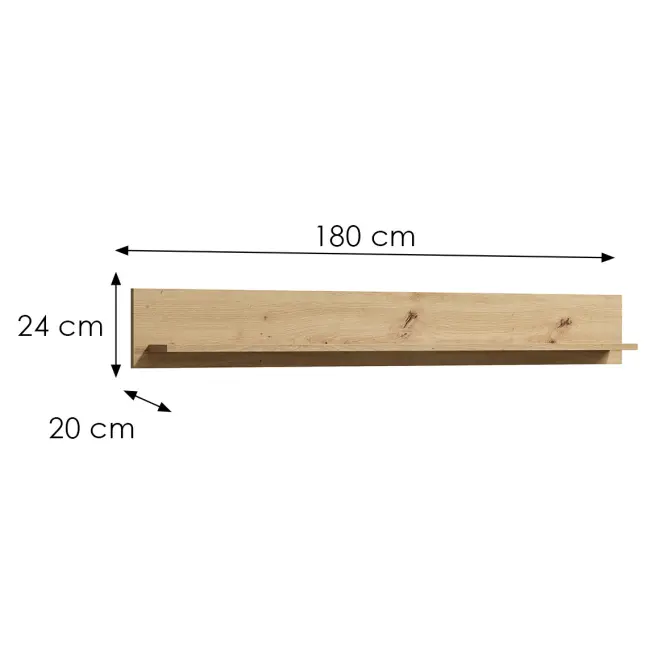 Polička Evolution  Długa Ev/6a Artisan /WOOD