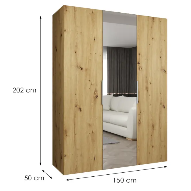 Skriňa Marbella II 150 artisan kašmír