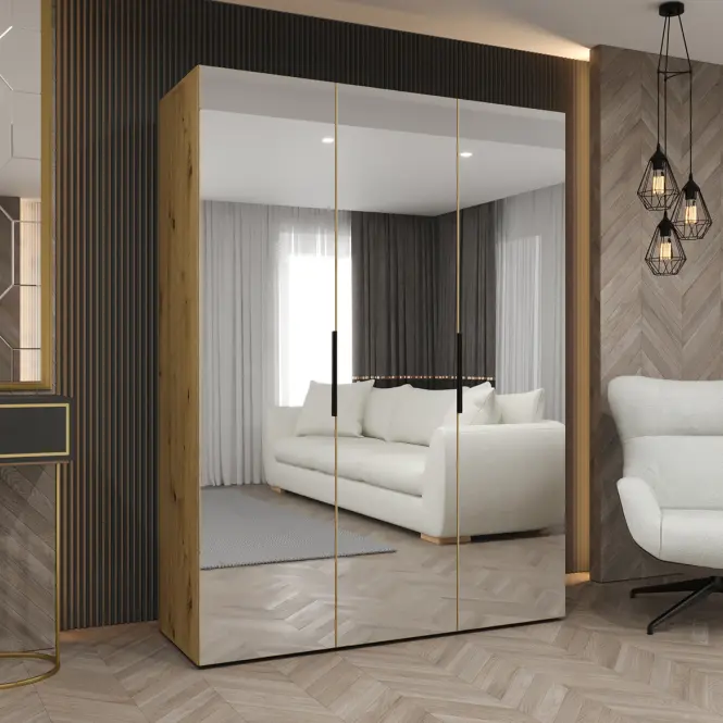 Skriňa Marbella III 150 artisan čierna