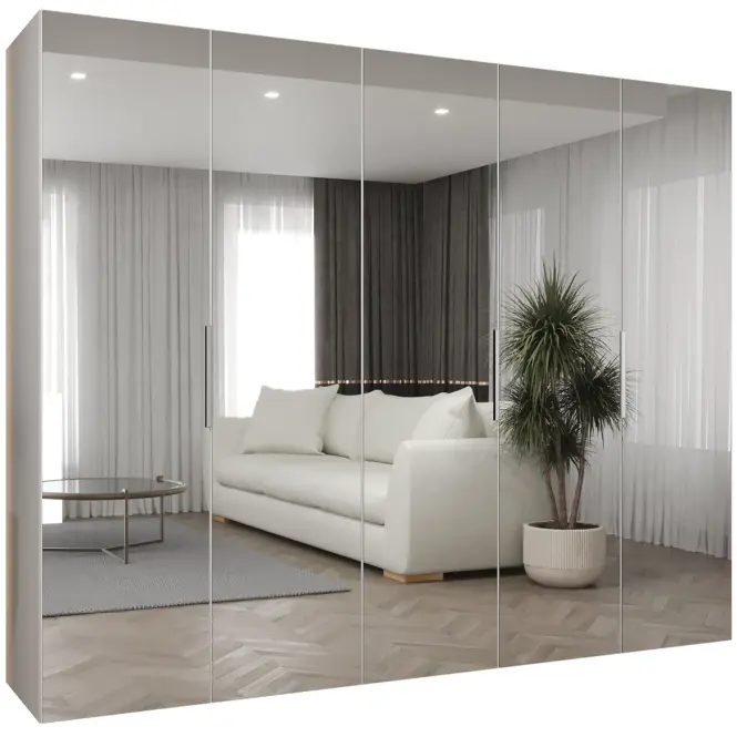 Skriňa Marbella III 250 biela/kašmír