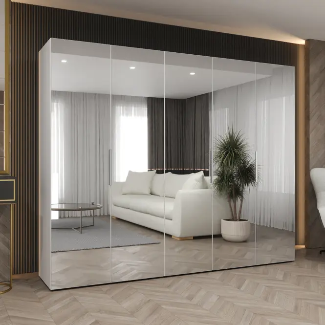 Skriňa Marbella III 250 biela/kašmír