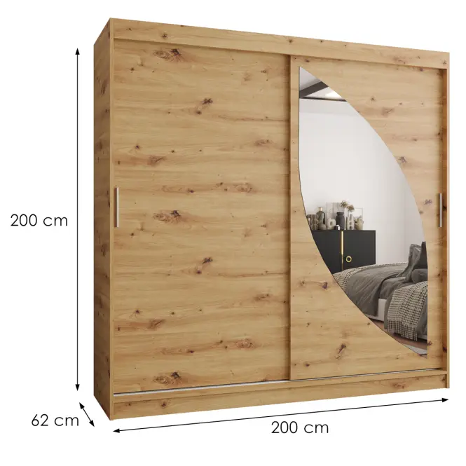 Skriňa Milo 200 artisan