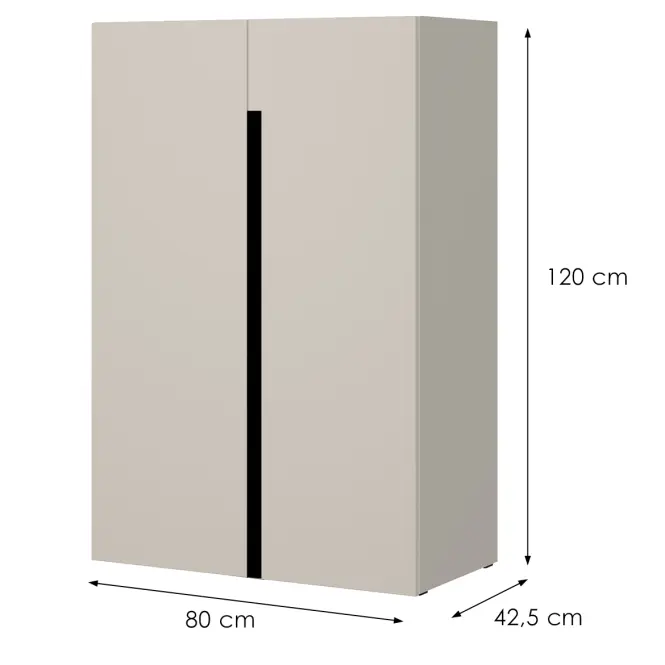 Komoda Slim 2D S03 kašmír