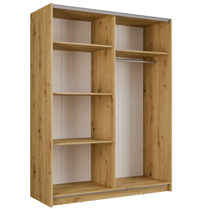 Skriňa Bayadero 10 III artisan/čierna lamely