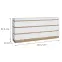 Komoda 4d2s Calabria Cork102 Dub Coast Evoke/Biela Alpin,2