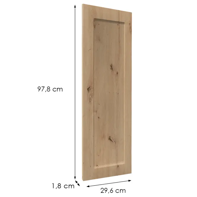 Čelo skrinky Luxeo F15-G30(100) rám dub