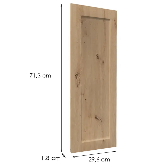 Čelo skrinky Luxeo F15-G30(72) rám dub