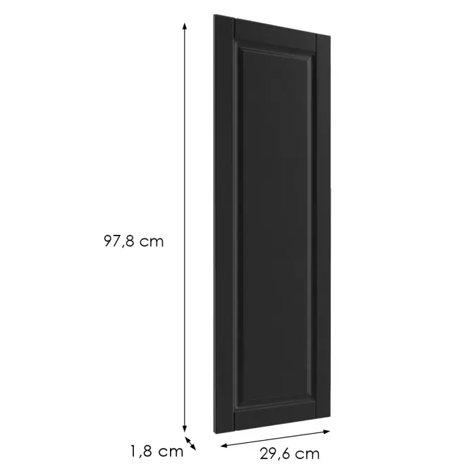 Čelo skrinky Luxeo F13-G30(100) hampton black