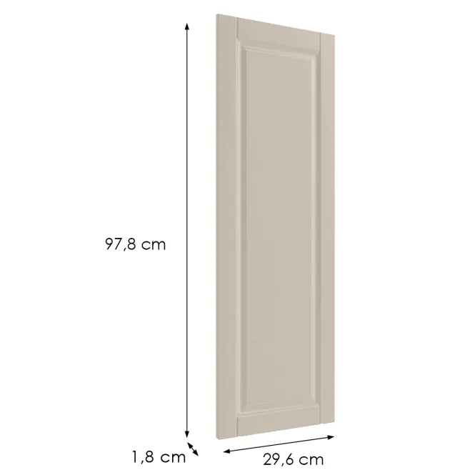Čelo skrinky Luxeo F13-G30(100) hampton kašmír