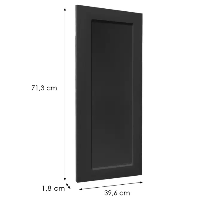 Čelo skrinky Luxeo F15-G40(72) rám black