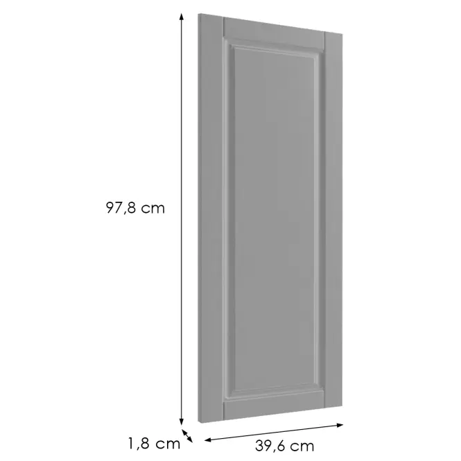 Čelo skrinky Luxeo F13-G40(100) hampton grey