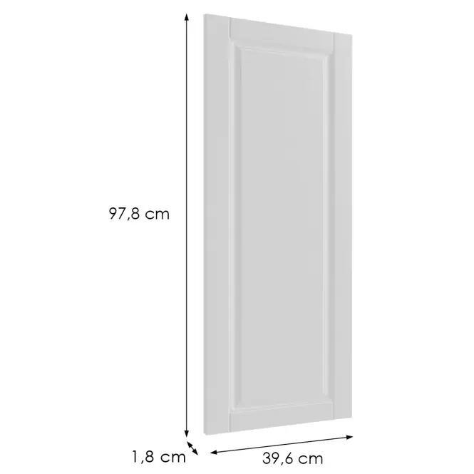 Čelo skrinky Luxeo F13-G40(100) hampton white