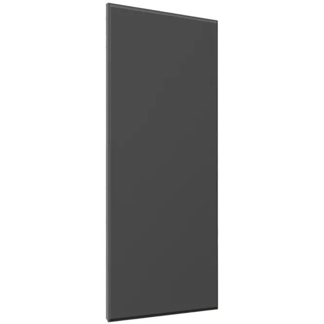 Čelo skrinky Luxeo F16-G40(100) tenký rám dark grey