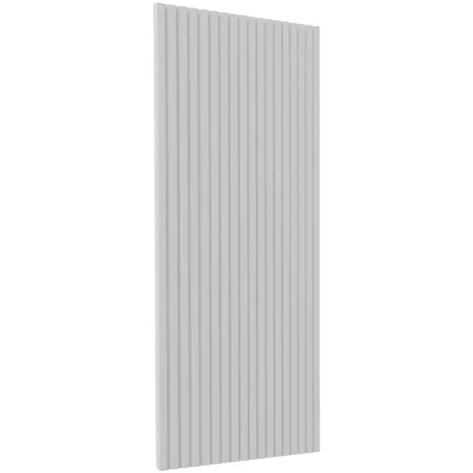 Čelo skrinky Luxeo F14-G45(72) ryfla white