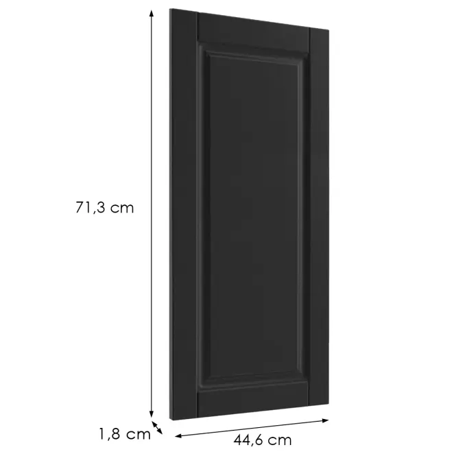 Čelo skrinky Luxeo F13-G45(72) hampton black