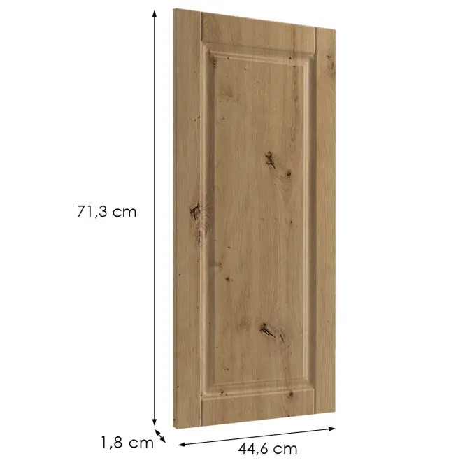 Čelo skrinky Luxeo F13-G45(72) hampton dub