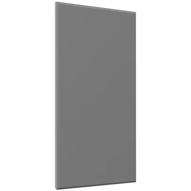 Čelo skrinky Luxeo F16-G60(100) tenký rám grey