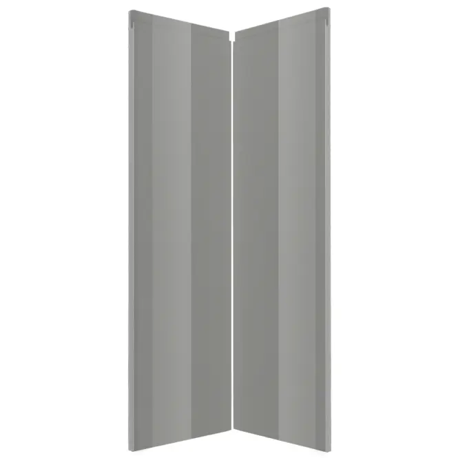 Čelo skrinky Luxeo F02-G60N2(100) grey lak