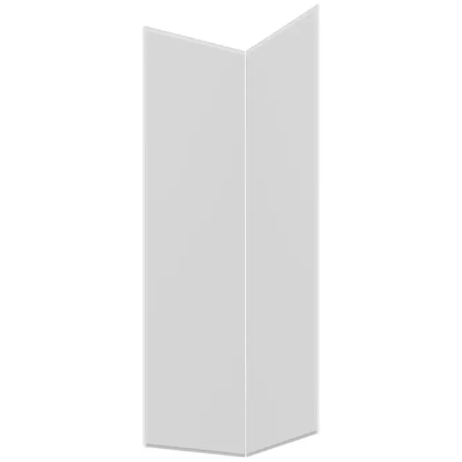 Čelo skrinky Luxeo F16-G60N2(100) tenký rám white