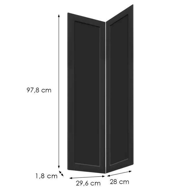 Čelo skrinky Luxeo F15-G60N2(100) rám black