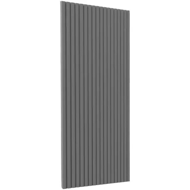 Čelo skrinky Luxeo F14-G60(100) ryfla dark grey