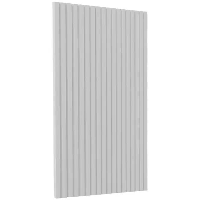 Čelo skrinky Luxeo F14-G60(72) ryfla white