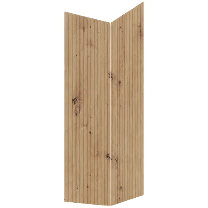 Čelo skrinky Luxeo F14-G60N2(100) ryfla dub