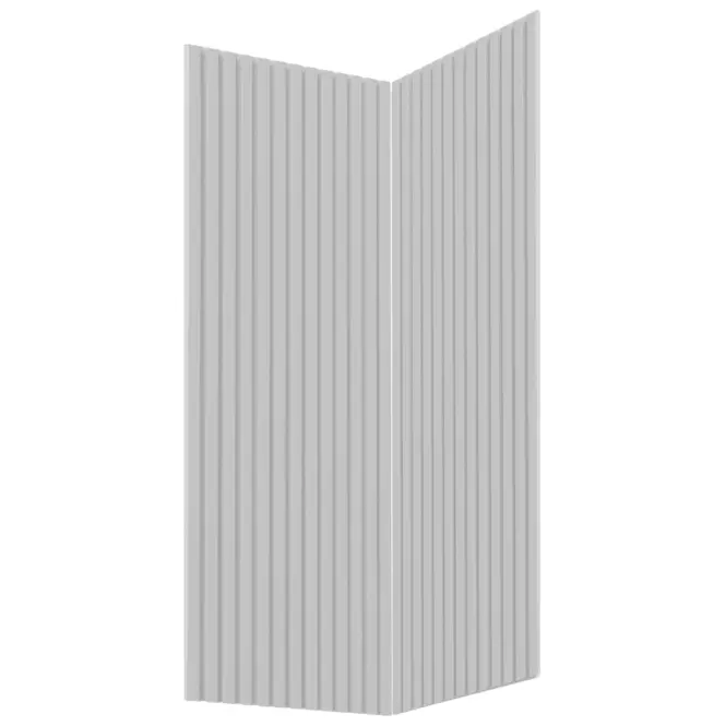 Čelo skrinky Luxeo F14-G60N2(72) ryfla white