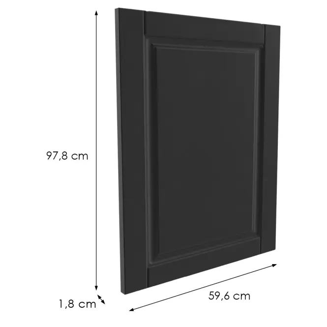 Čelo skrinky Luxeo F13-G60(100) hampton black