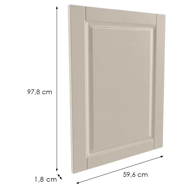 Čelo skrinky Luxeo F13-G60(100) hampton kašmír