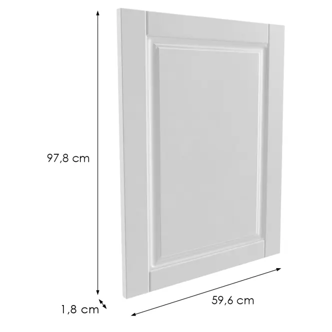 Čelo skrinky Luxeo F13-G60(100) hampton white