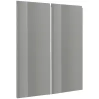 Čelo skrinky Luxeo F02-G80(100) grey lak